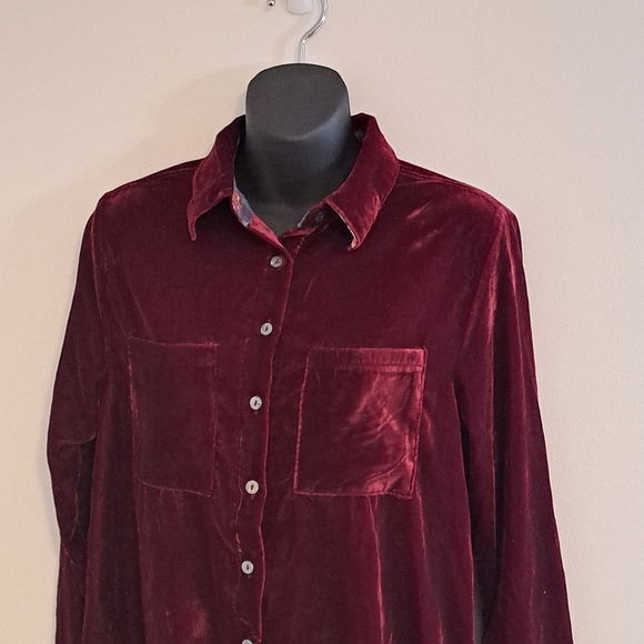 NATURAL LIFE Burgundy Long Sleeve Dress - Picture 6 of 14